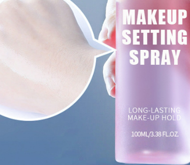 Oil-controlling, hydrating, non-removing, pearlescent matte makeup setting spray