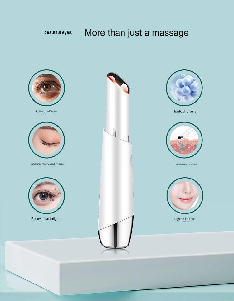 High-energy red and blue light eye beauty device to remove fine lines, eye bags and dark circles around the eyes