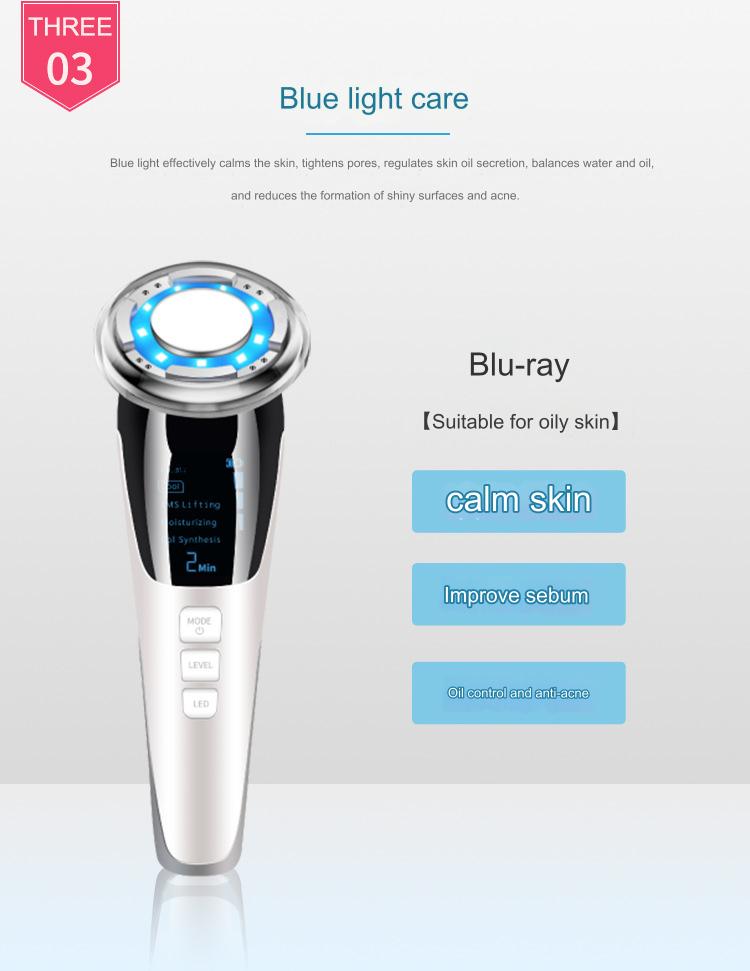 Photon skin rejuvenation cold and hot introduction device