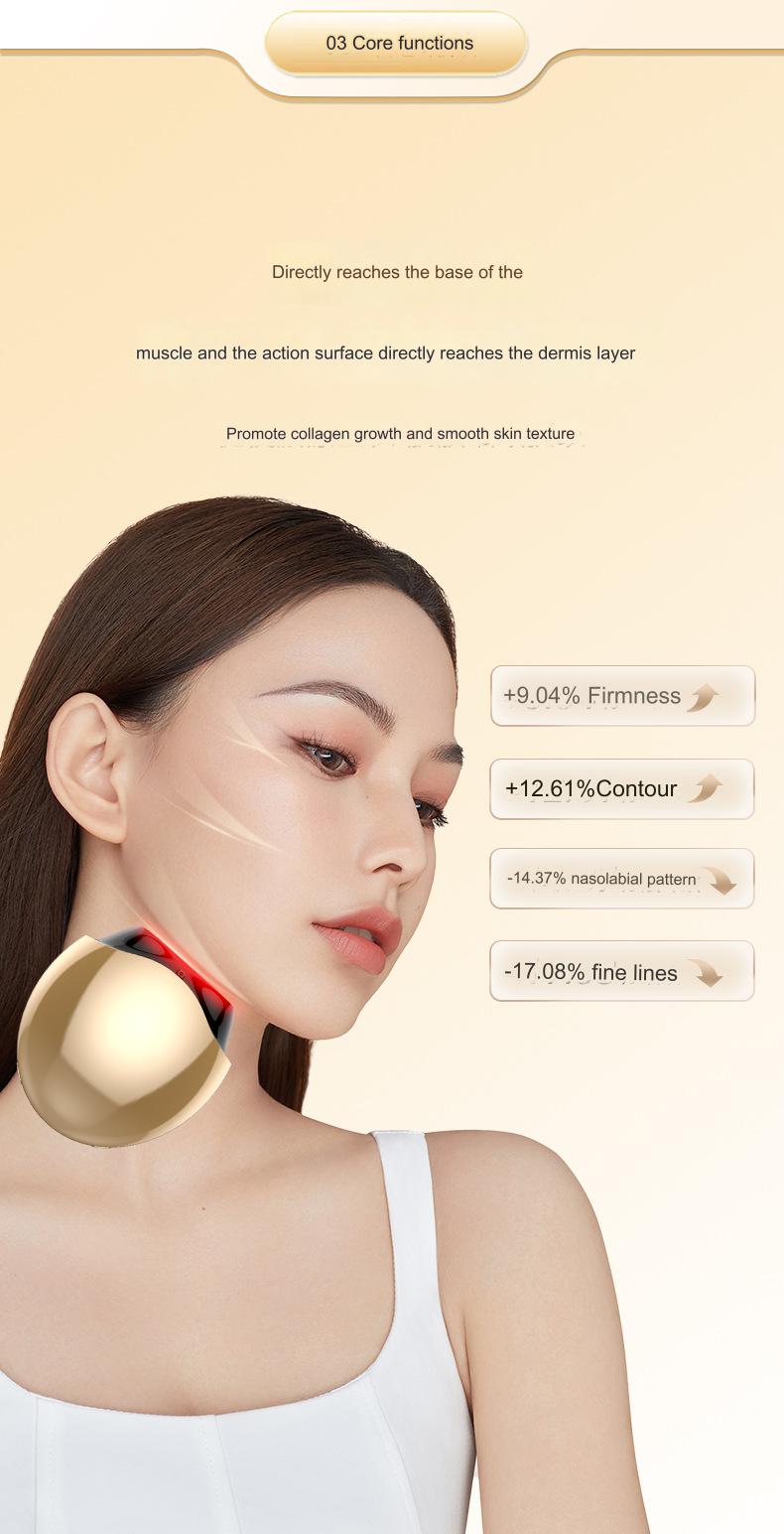 Facial Lifting Massage Vibration Heated Collagen Cannon