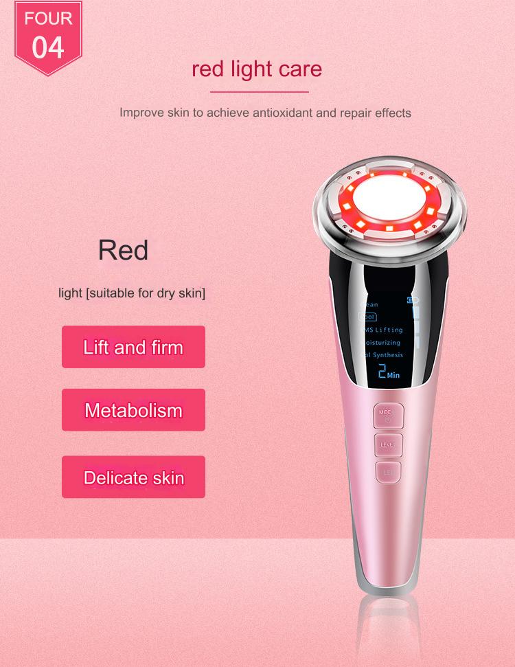 Photon skin rejuvenation cold and hot introduction device