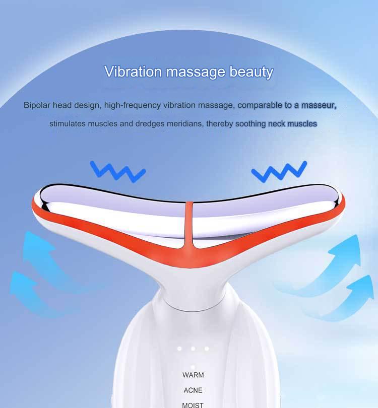 Nano high-energy negative ion skin regeneration photon rejuvenation neck beauty instrument